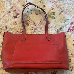 Red purse from Belk